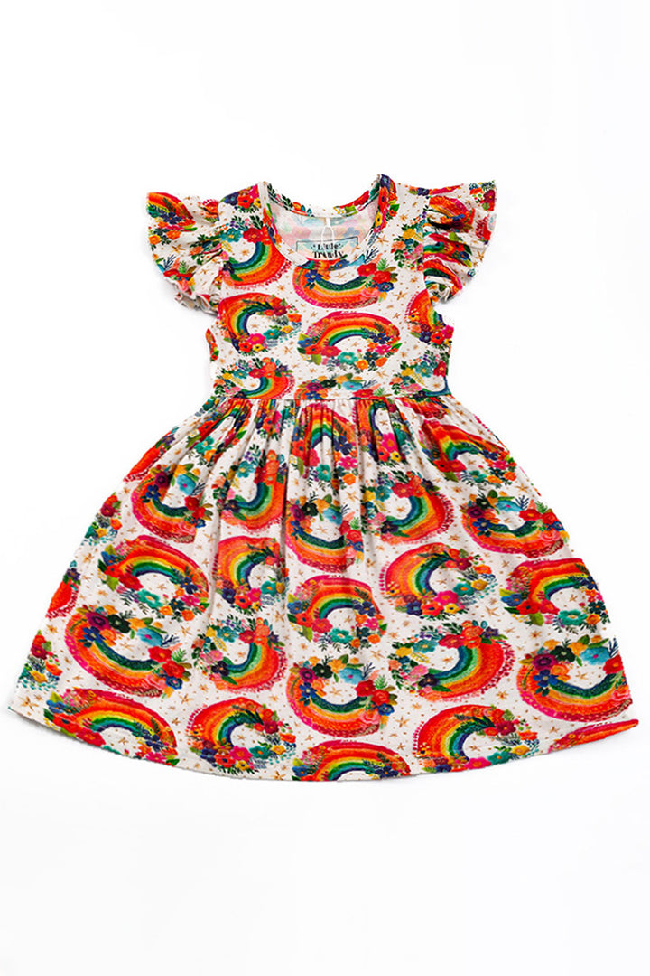 KIDS BAMBOO RAINBOW DRESS