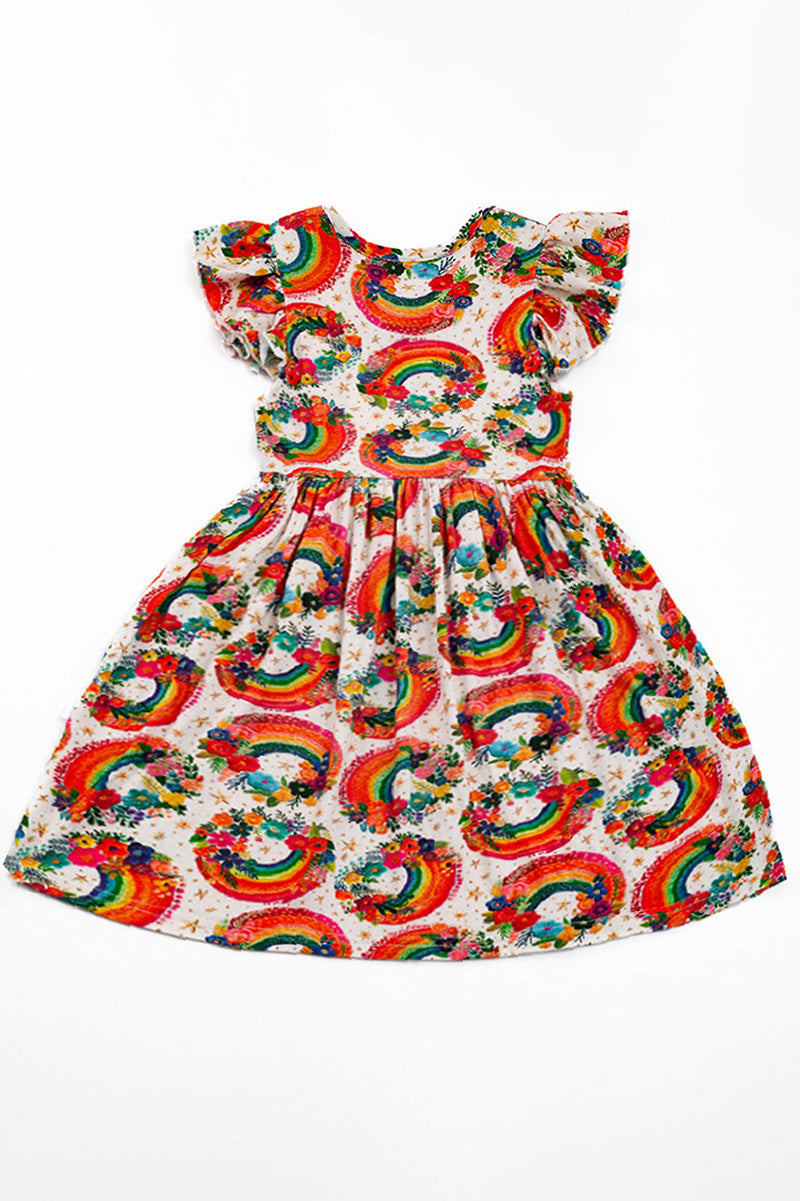 KIDS BAMBOO RAINBOW DRESS