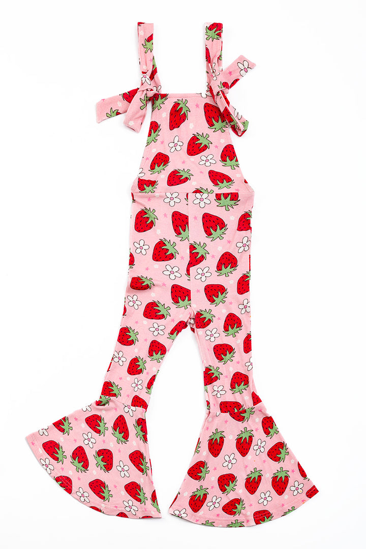 KIDS  BAMBOO STRAWBERRY JUMPSUIT