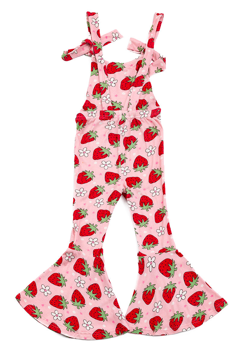 KIDS  BAMBOO STRAWBERRY JUMPSUIT