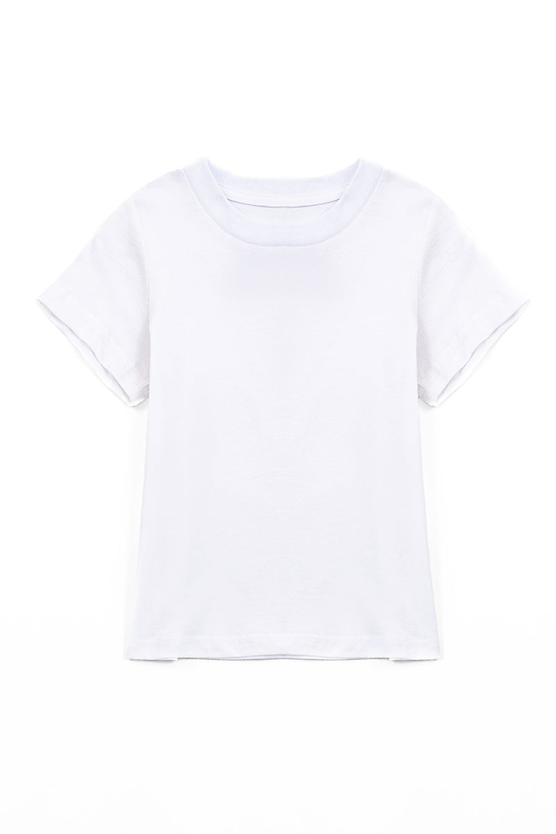 MOMMY AND ME WHITE COTTON SHORT SLEEVES T-SHIRT