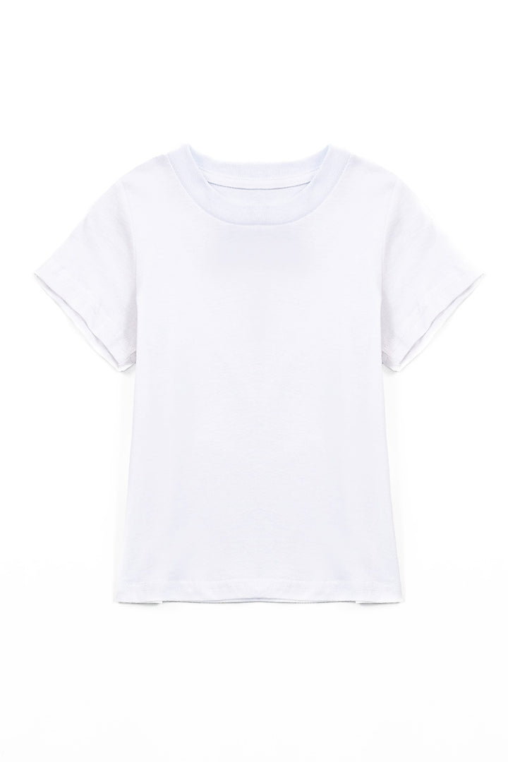 MOMMY AND ME WHITE COTTON SHORT SLEEVES T-SHIRT