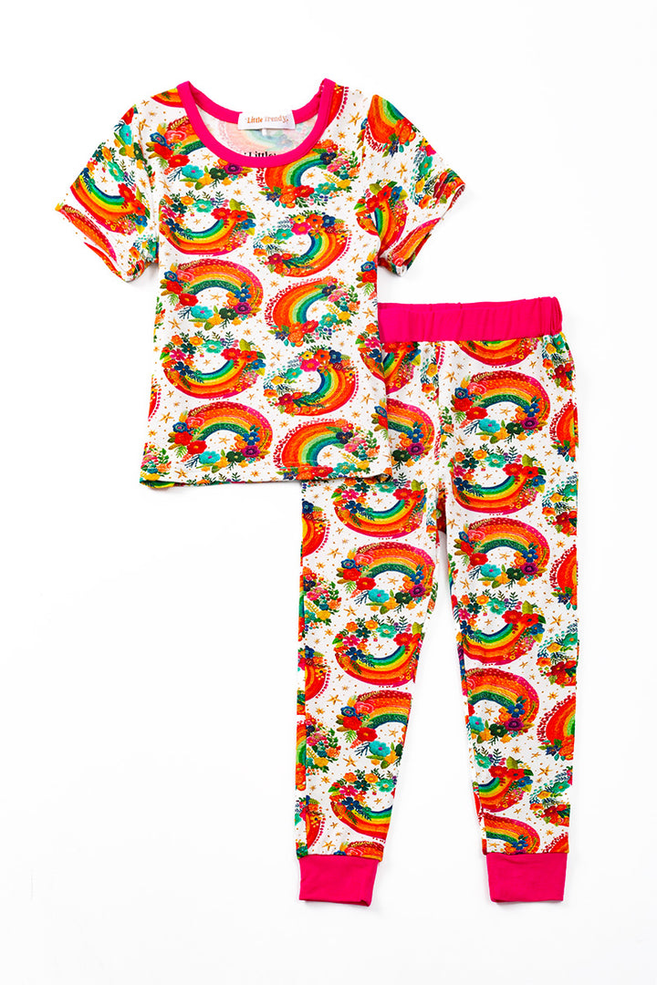 KIDS BAMBOO RAINBOW PAJAMA