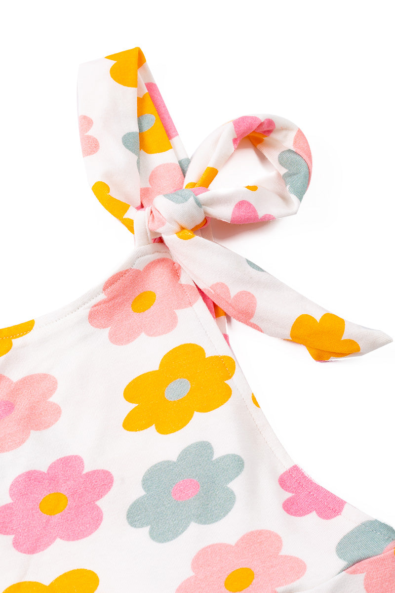 KIDS  BAMBOO FLOWER JUMPSUIT