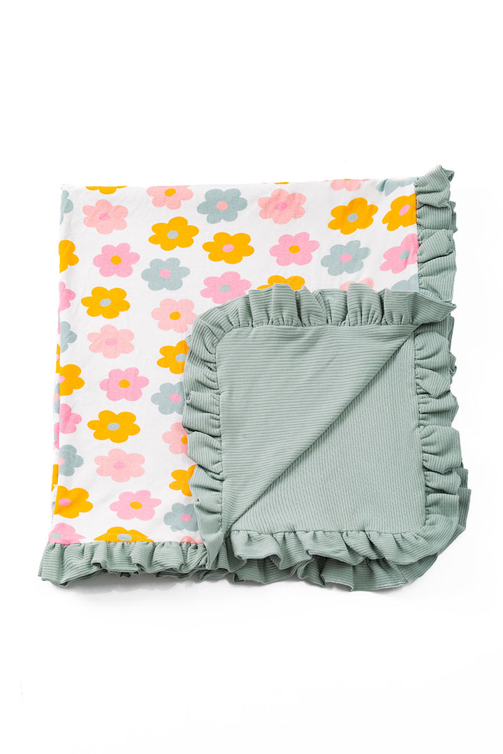 KIDS BAMBOO FLOWER BLANKET