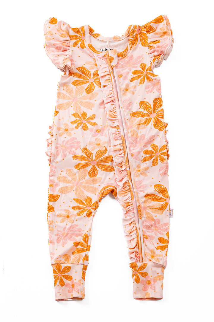 KIDS BAMBOO FLOWER PAJAMA