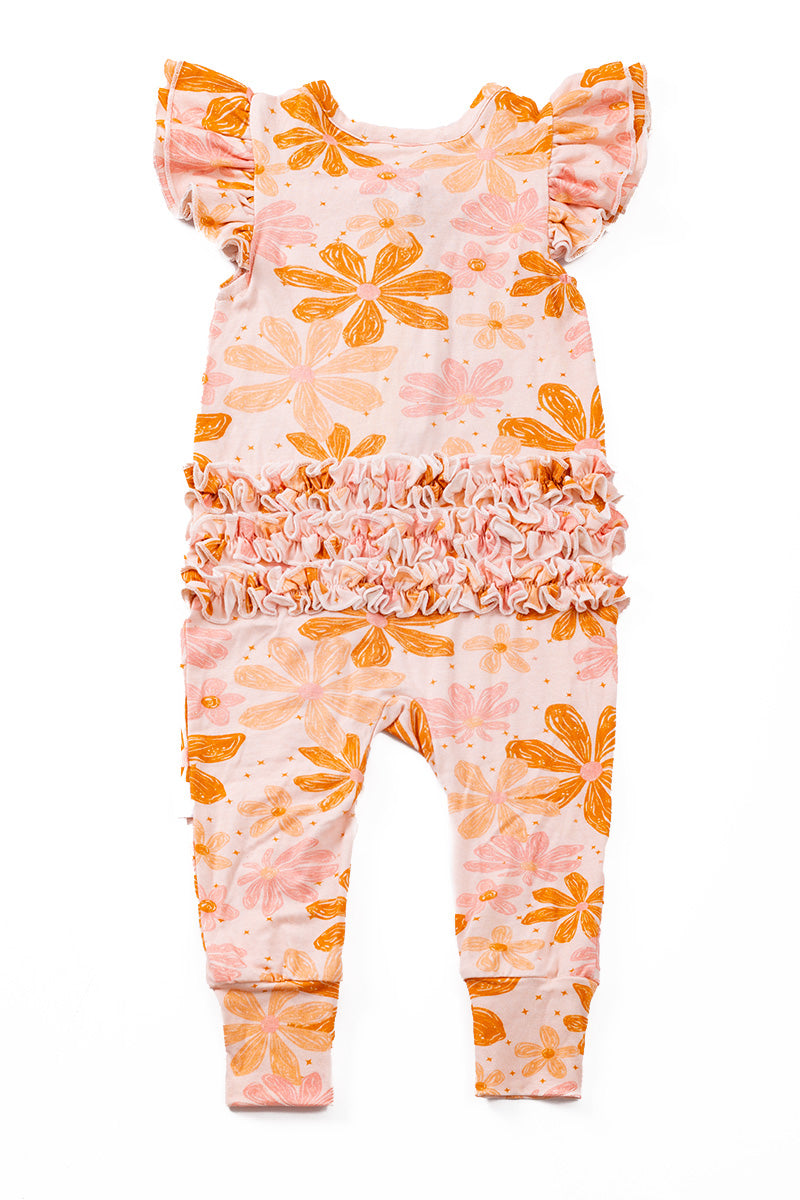 KIDS BAMBOO FLOWER PAJAMA