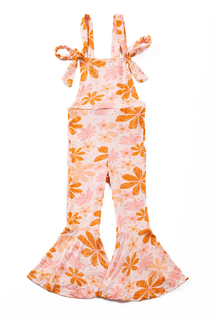 KIDS  BAMBOO FLOWER JUMPSUIT