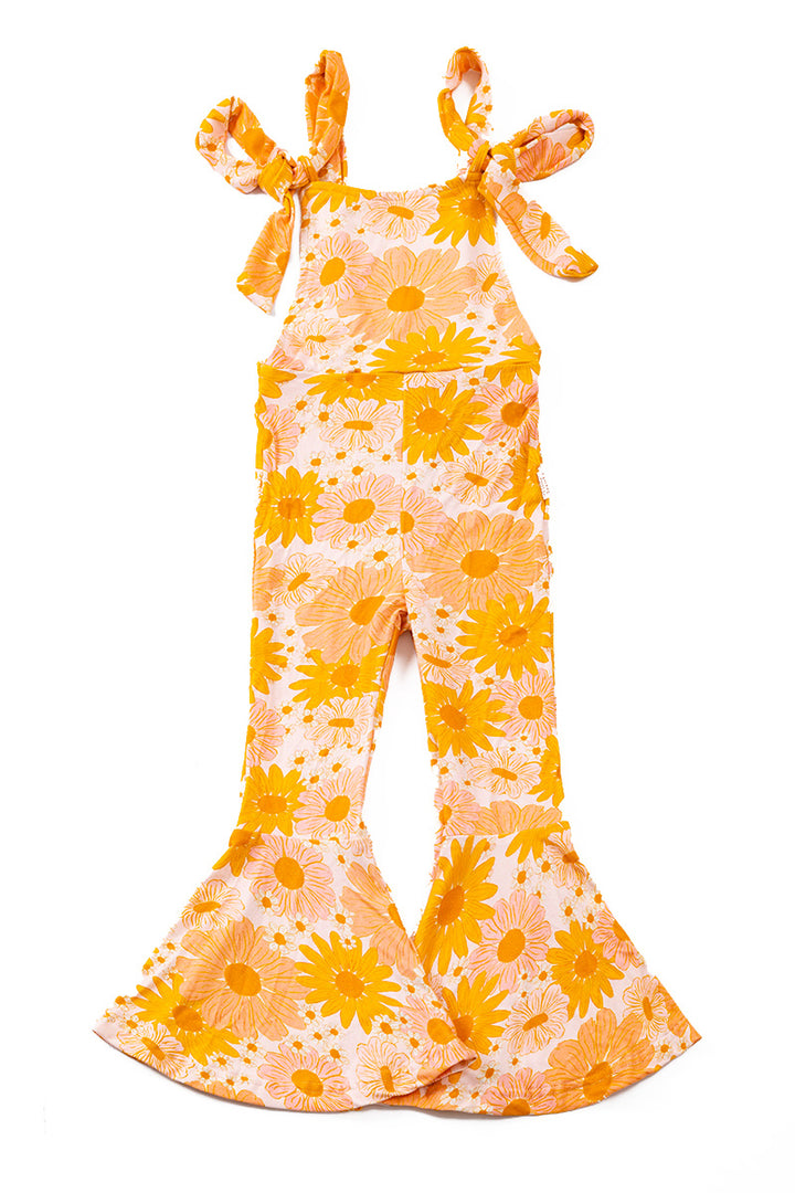 KIDS  BAMBOO SUNFLOWER JUMPSUIT