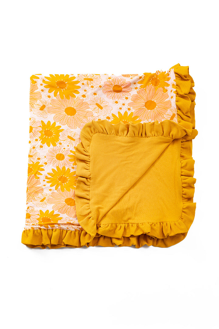 KIDS BAMBOO SUNFLOWER BLANKET