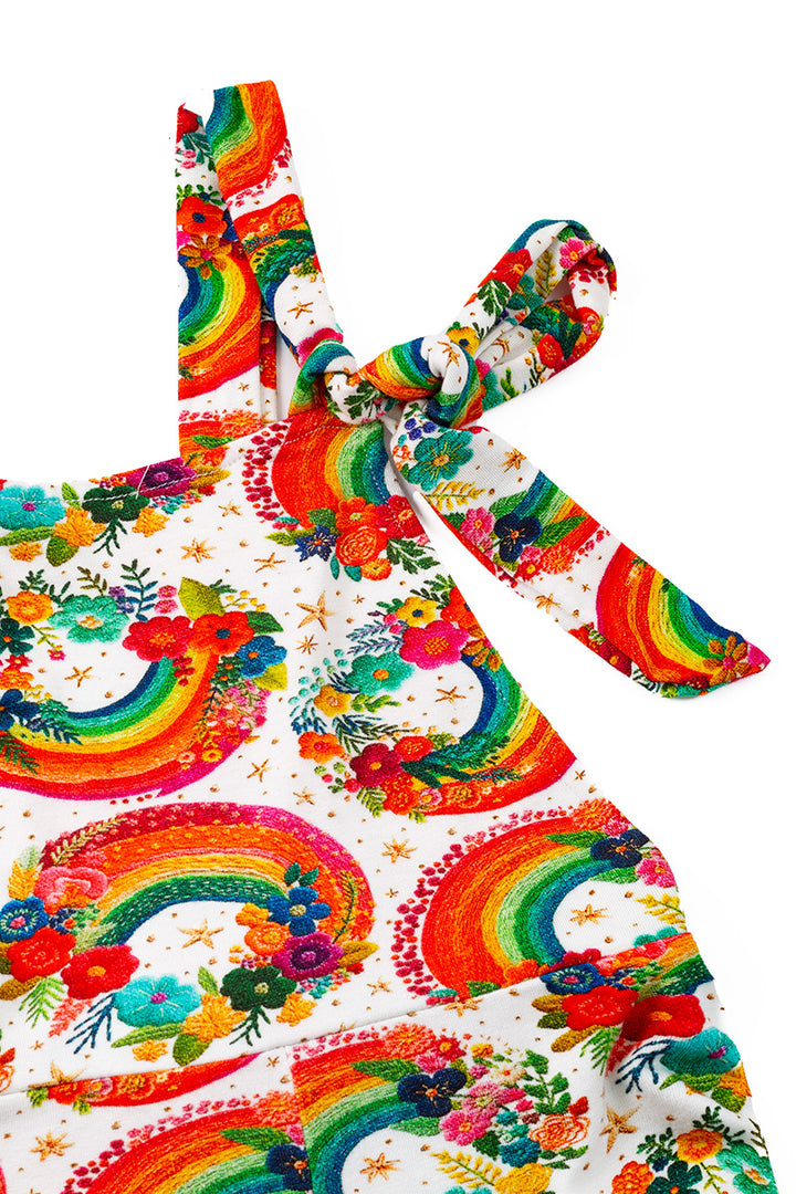 KIDS  BAMBOO RAINBOW JUMPSUIT